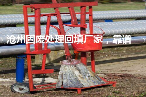 沧州固废处理回填厂家，靠谱不？快来瞧瞧！